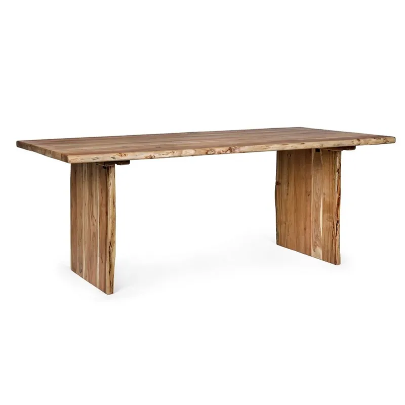 Mesa Eneas de Bizzotto hecha completamente de madera de acacia - Vintage