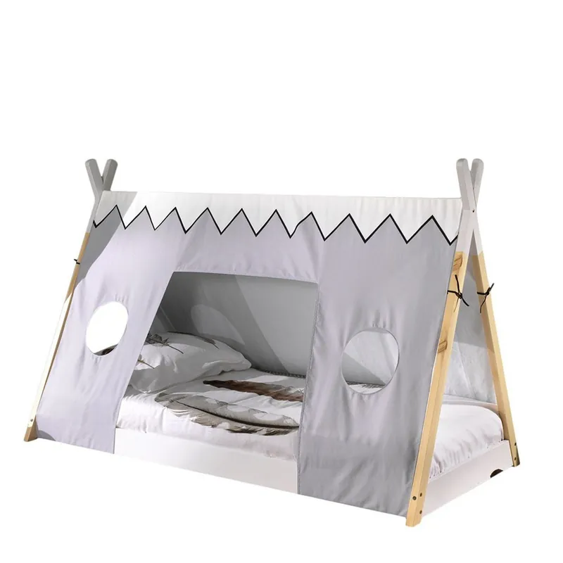 Cama individual TIPÍ con forma de tienda india | Montessori - zona de dormir