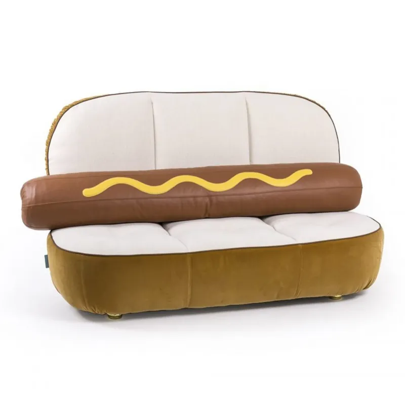 Sofá Seletti Hot Dog Sofà disponible con o sin cojines - Sala de estar