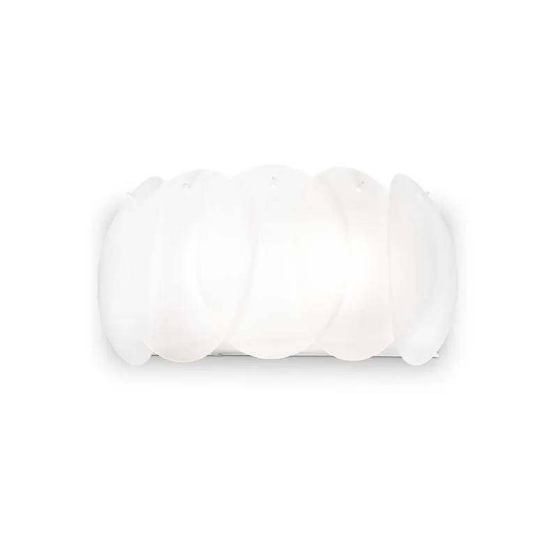 Lámpara de pared Ovalino de Ideal Lux en vidrio curvado - Iluminacion