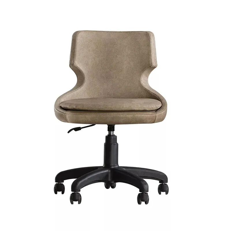 Silla Korsan tapizada en cuero adecuada para dormitorios - zona de dormir