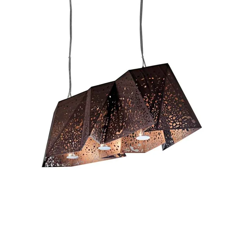 Lámpara colgante Plywood Chandelier de Horm innovación y tecnología - Iluminacion