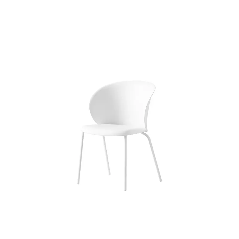Silla Connubia CB2134 Tuka con estructura de metal y carcasa de polipropileno reciclado - Mueble de jardin