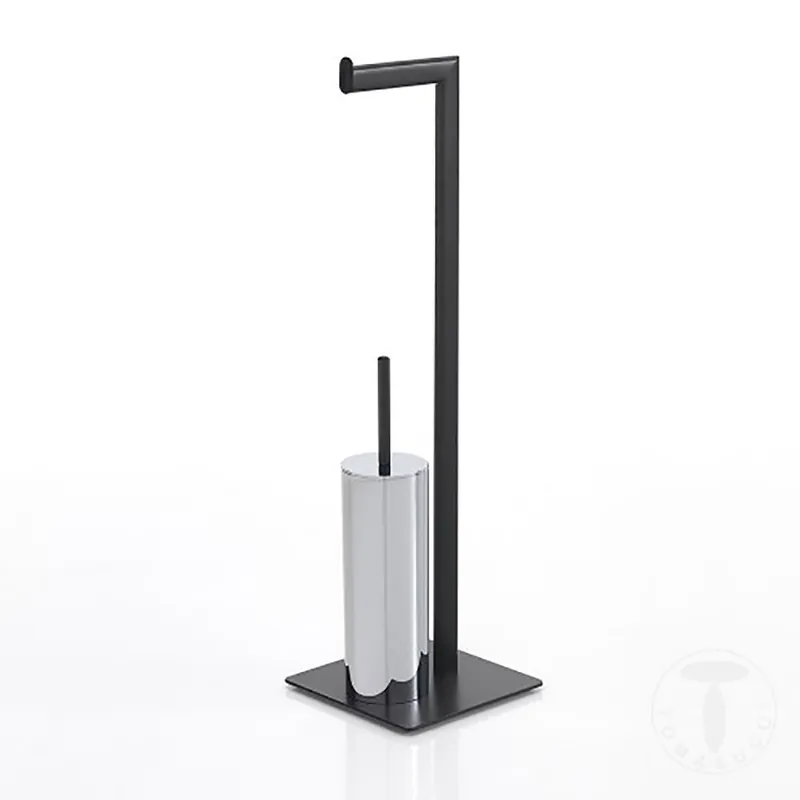 Tomasucci Janny Columna portarrollos y escobilla negra - zona de dormir