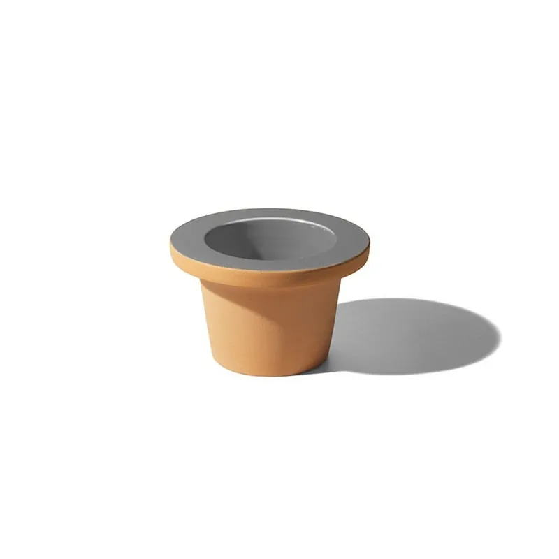 Jarrón Internoitaliano Pofi de terracota con interior de cerámica - Objetos y accesorios
