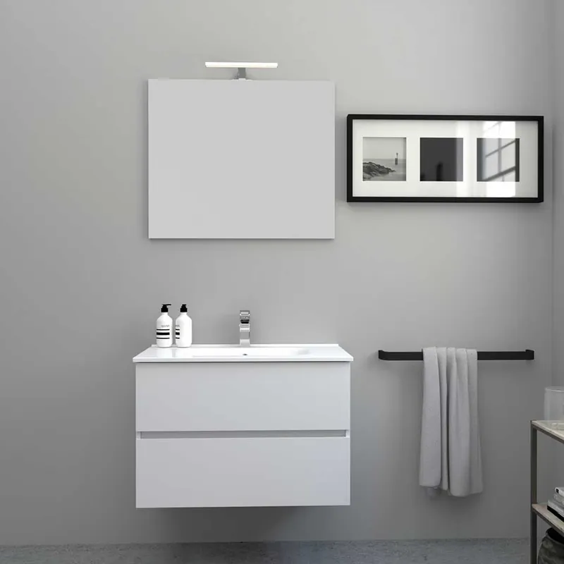 Monya 80 composición de baño de 4 piezas disponible en varios acabados - zona de dormir