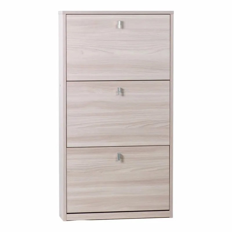 Zapatero Sarmog con 3 puertas abatibles de simple profundidad disponible en varios acabados - Sala de estar