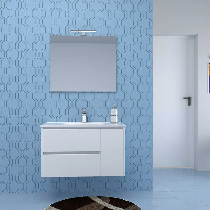 Composición de baño suspendida Otello 90 disponible en varios acabados - zona de dormir