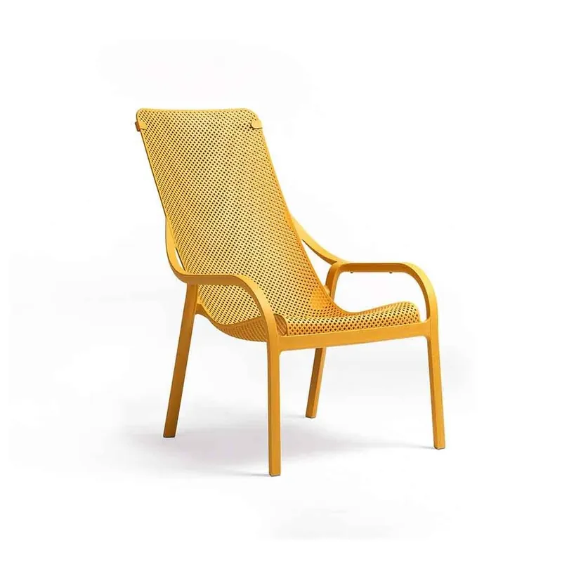Nardi | Silla apilable de polipropileno Net Lounge - Mueble de jardin
