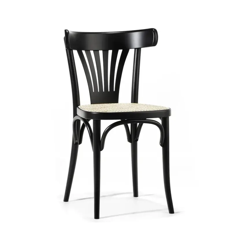 Silla Ton 56 tapizada en paja de Viena - Sala de estar