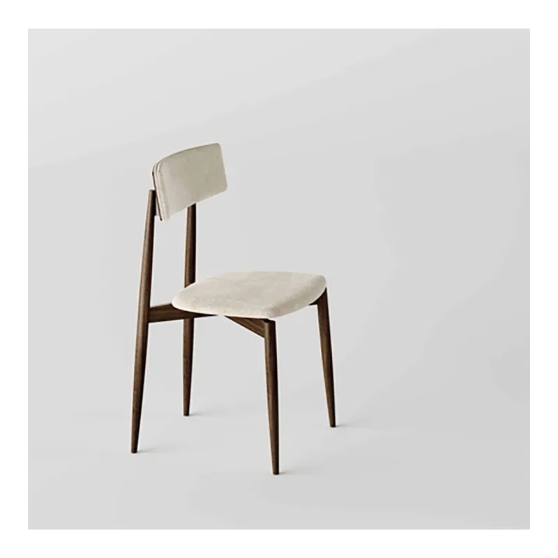 Silla Tonelli design AW_chair con estructura de madera maciza, asiento perfilado y acolchado - Sala de estar