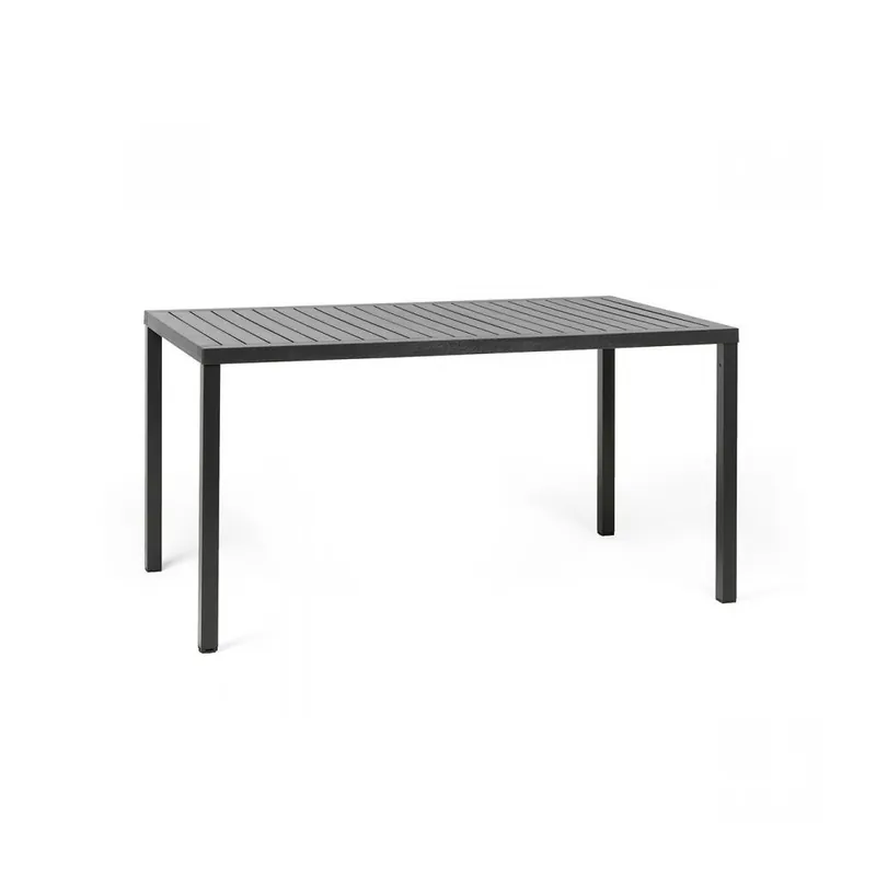 Nardi | Mesa rectangular de exterior Cube 140 con tablero de durel - Mueble de jardin