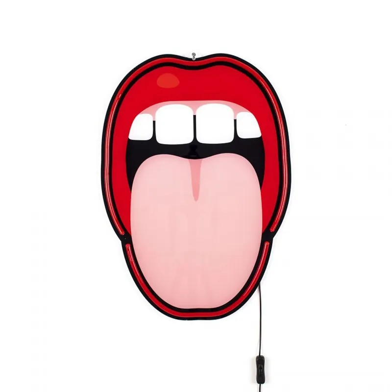 Seletti Lamp Tongue Lámpara Led lengua aplique - Iluminacion