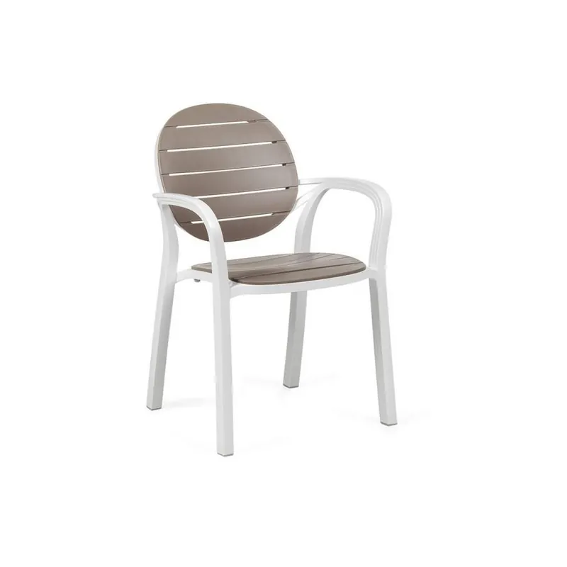 Nardi | Silla de jardín Palma de polipropileno con reposabrazos - Mueble de jardin