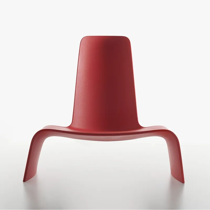 Sillón lounge de plástico Plank Land apto tanto para uso interior como exterior - Mueble de jardin