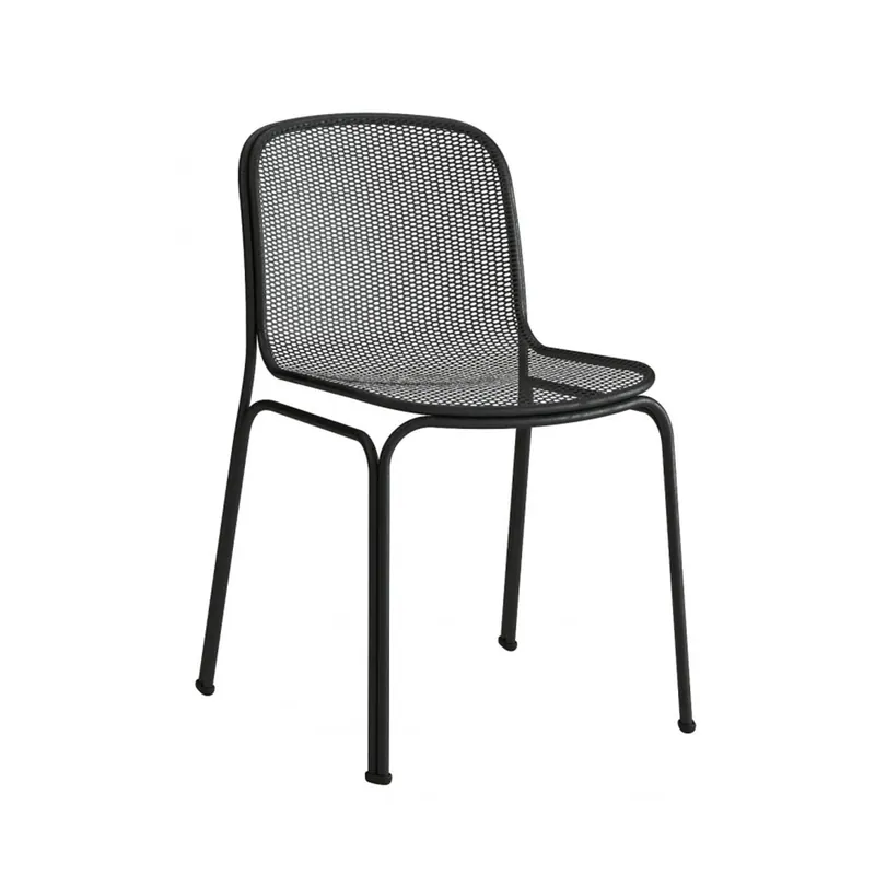 Colos Villa 1 y 2 sillas en tubo metálico y carcasa de malla metálica - Mueble de jardin