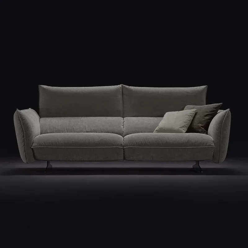 Sofá Rosini Divani Brighton de dos plazas con suave acolchado y máximo confort - Sala de estar