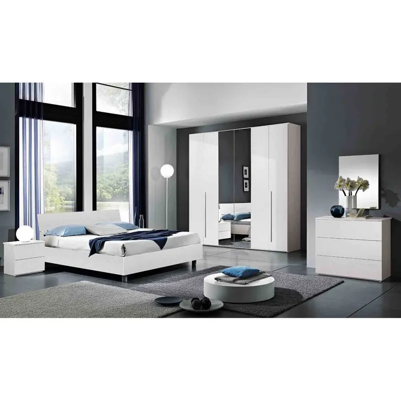 Dormitorio completo Easy 100 de Mcs Mobili - zona de dormir
