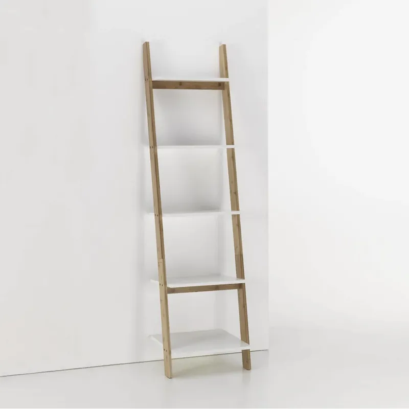 Librería Woody de madera. - Sala de estar