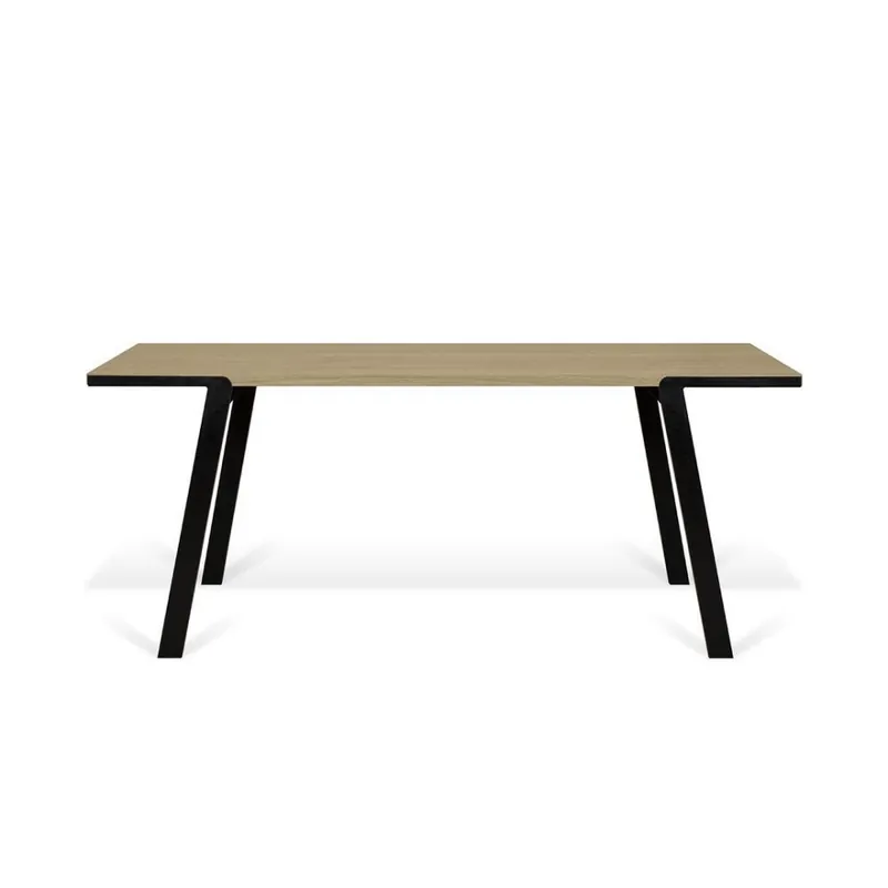 Temahome Mesa fija Drift fabricada en madera chapada - Sala de estar