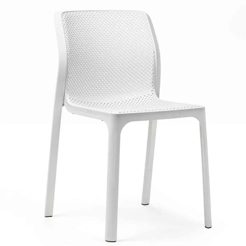 Silla de exterior Nardi Bit en polipropileno en varios acabados - Mueble de jardin