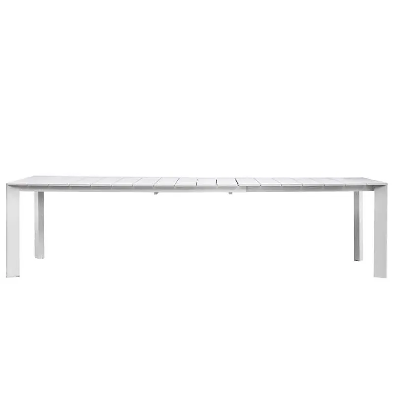Mesa de jardín extensible Anzio con estructura de aluminio - Mueble de jardin
