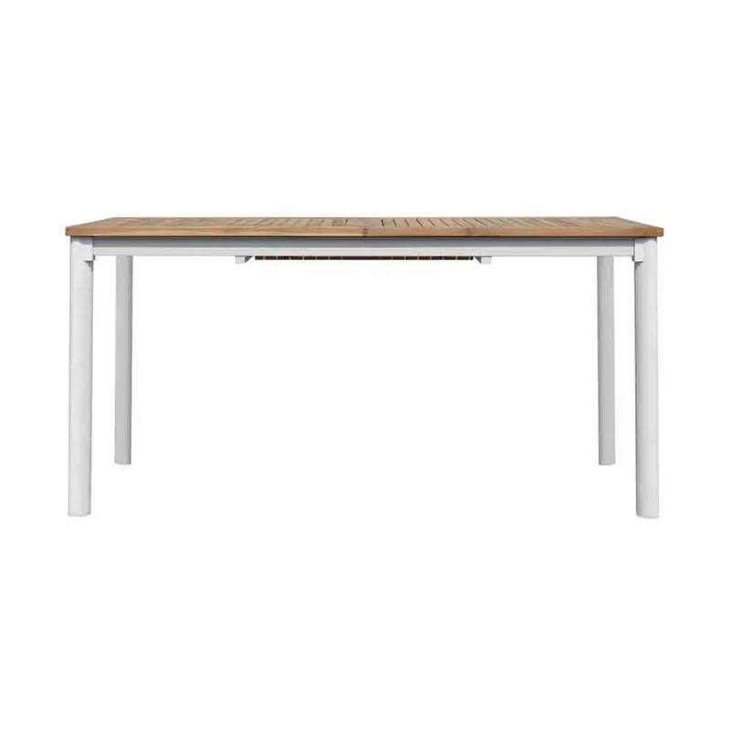 Mesa de jardín extensible Fuerteventura con tapa de teca - Mueble de jardin