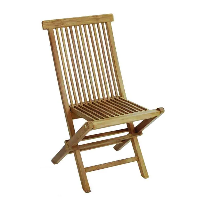 Silla plegable Salina con estructura de teca - Mueble de jardin