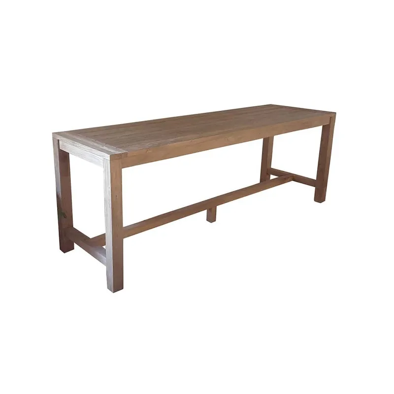 Barra de bar Java fabricada en madera de teca reciclada - Mueble de jardin