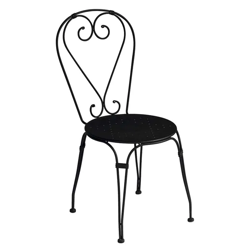 Silla de jardín Stresa de hierro con o sin reposabrazos - Mueble de jardin