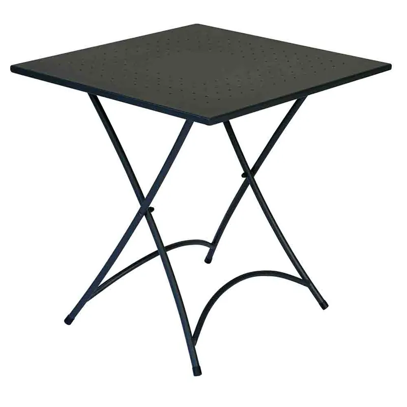 Mesa de jardín plegable Stresa fabricada en hierro y tratada antióxido - Mueble de jardin