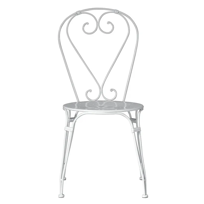 Silla de exterior Sirmione disponible con o sin reposabrazos - Mueble de jardin