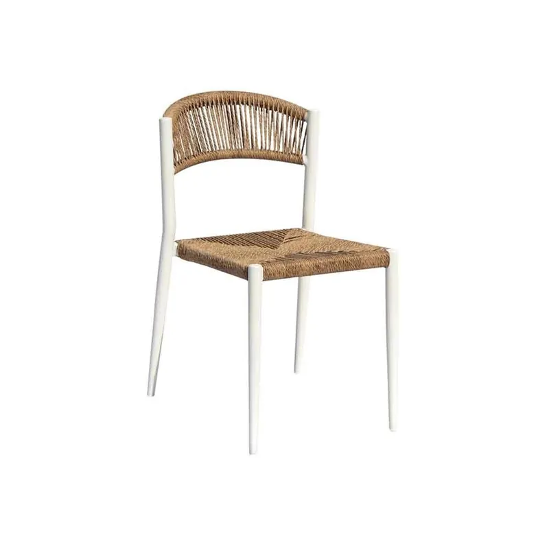 Silla de exterior Milano cubierta de cuerda - Mueble de jardin