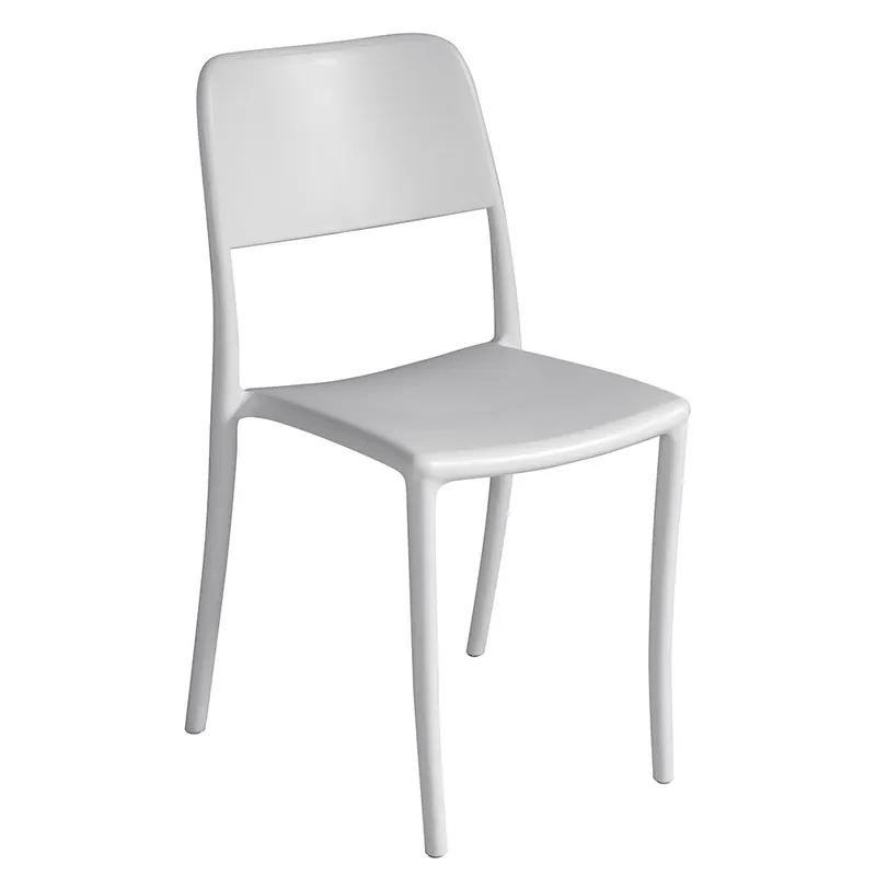Silla de exterior Palermo en polipropileno y fibra de vidrio. - Mueble de jardin