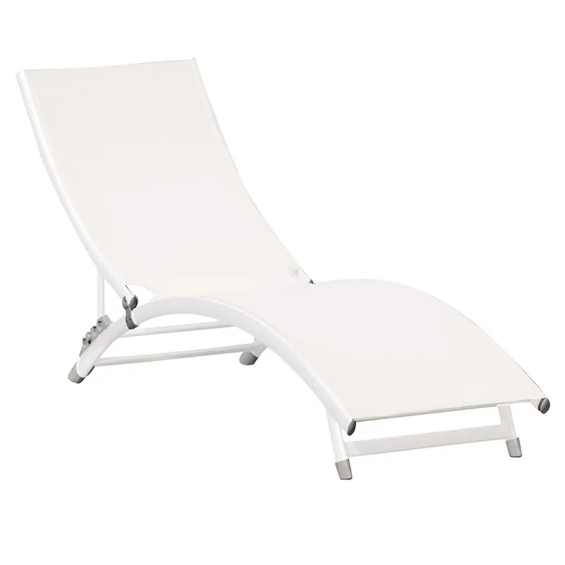 Tumbona de jardín Onda en aluminio. - Mueble de jardin