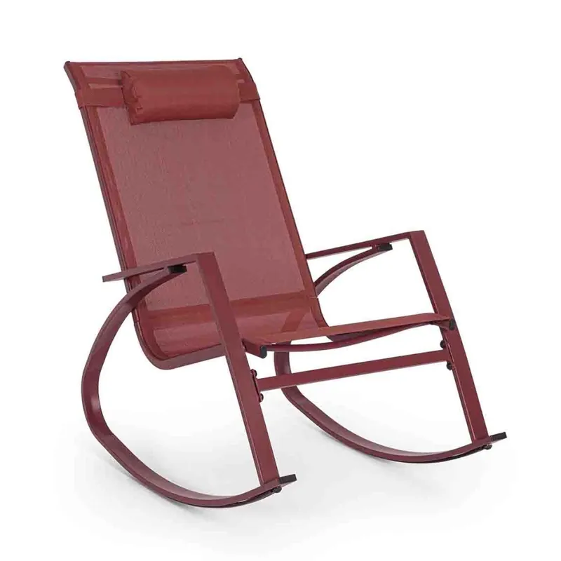 Mecedora Bizzotto de metal disponible en muchos acabados - Mueble de jardin