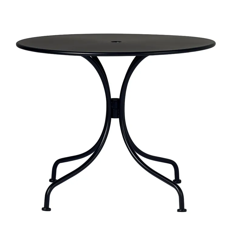 Mesa de exterior Baveno en hierro forjado apta para jardín o piscina. - Mueble de jardin