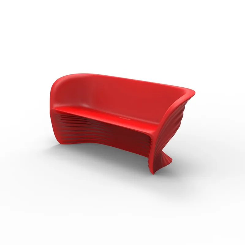 Sofá Vondom Biophilia fabricado en resina de polietileno. - Mueble de jardin