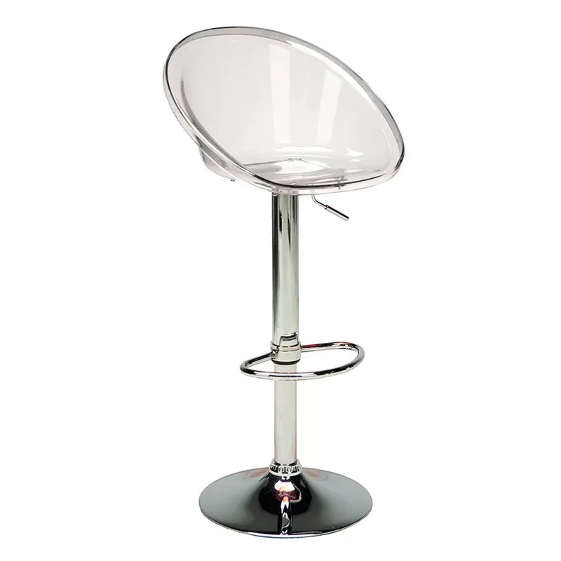 Taburete Grandsoleil Sphere de pistón de gas con asiento de policarbonato transparente - Sala de estar