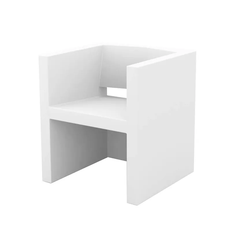 Sillón Vondom Vela en polietileno mate 100% reciclable para interior y exterior - Mueble de jardin