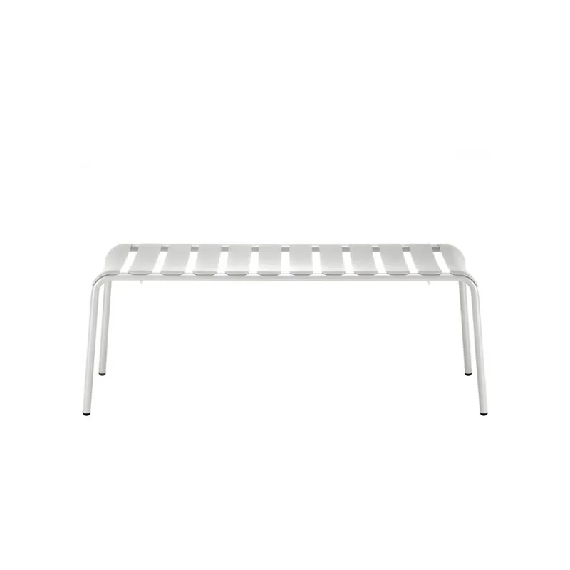 Taburete Colos Stecca 8 de tubular y láminas de aluminio para interior y exterior - Mueble de jardin