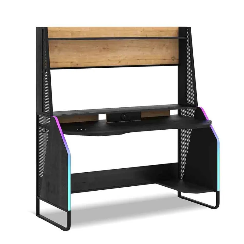 Escritorio gaming perfecto para tu tiempo libre con o sin sillón - zona de dormir