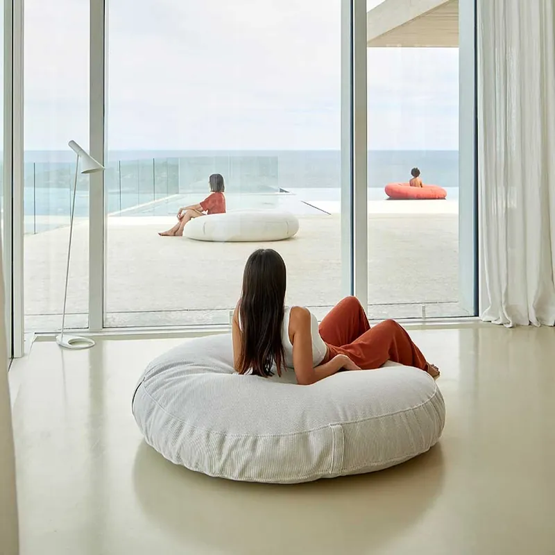 Puf grande Ogo Maria para uso exterior e interior - Mueble de jardin