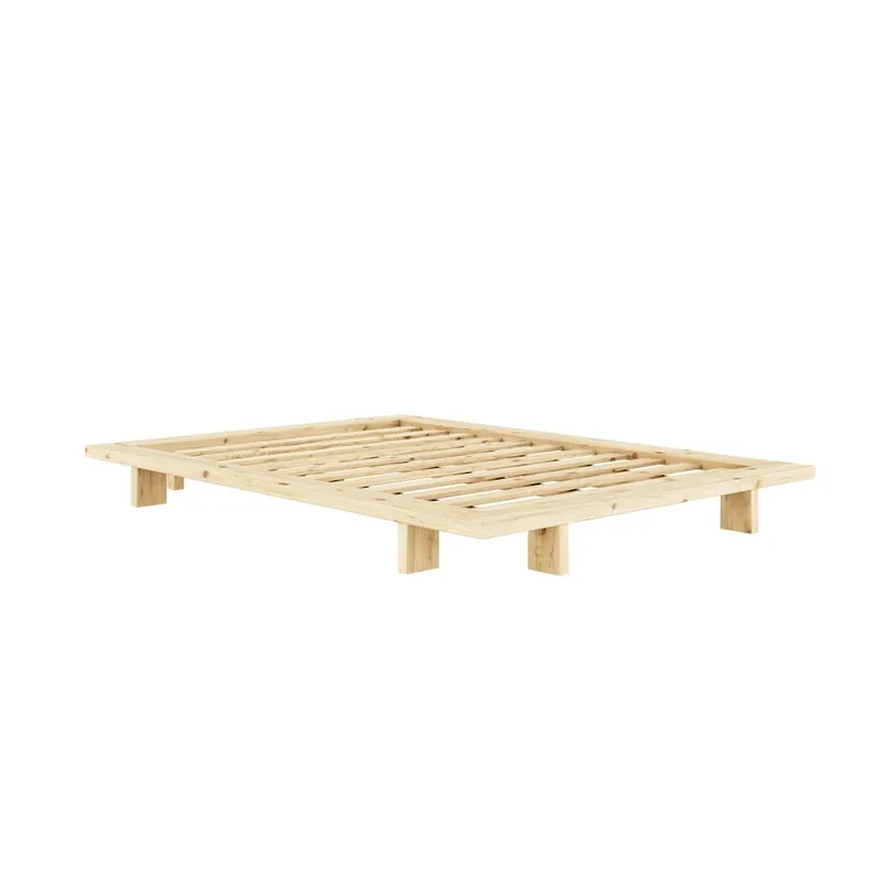 Cama tatami estilo japonés de Karup Design en pino macizo y en tres tamaños - zona de dormir
