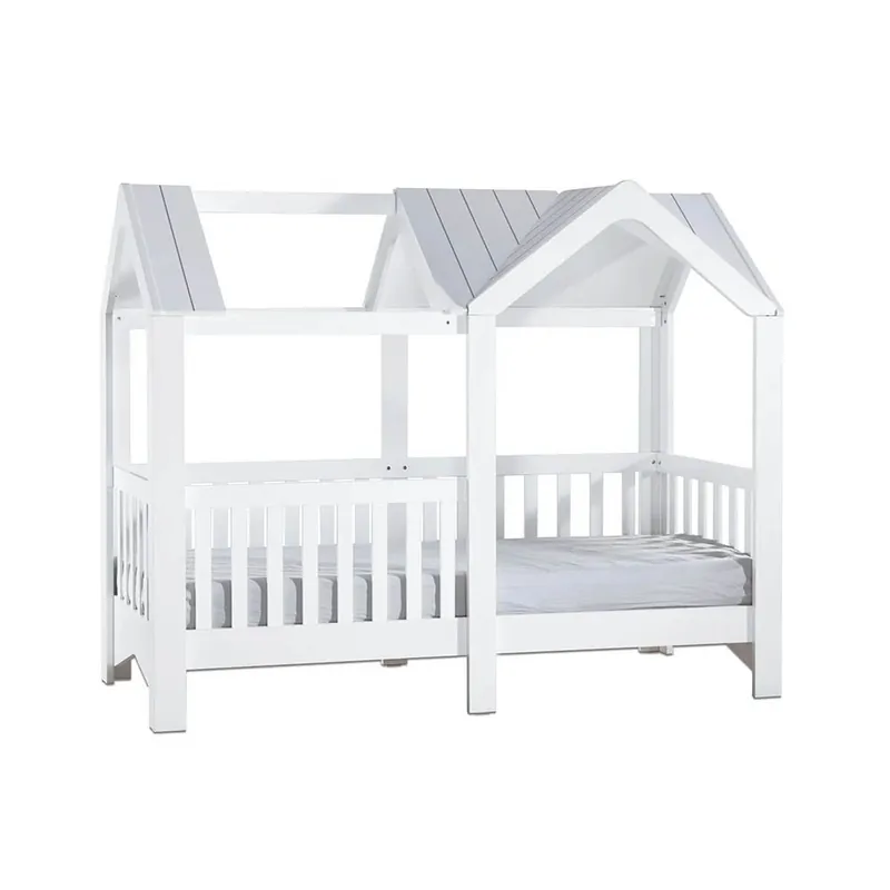 Cuna Montessori 100x200 de la Línea Miami con posibilidad de dos cajones grandes debajo de la cama - zona de dormir