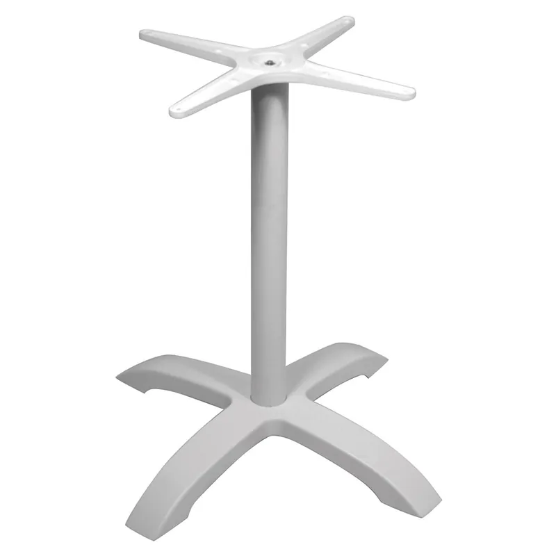 Base de mesa de aluminio lastrado de 4 radios disponible con o sin tablero - Negocio