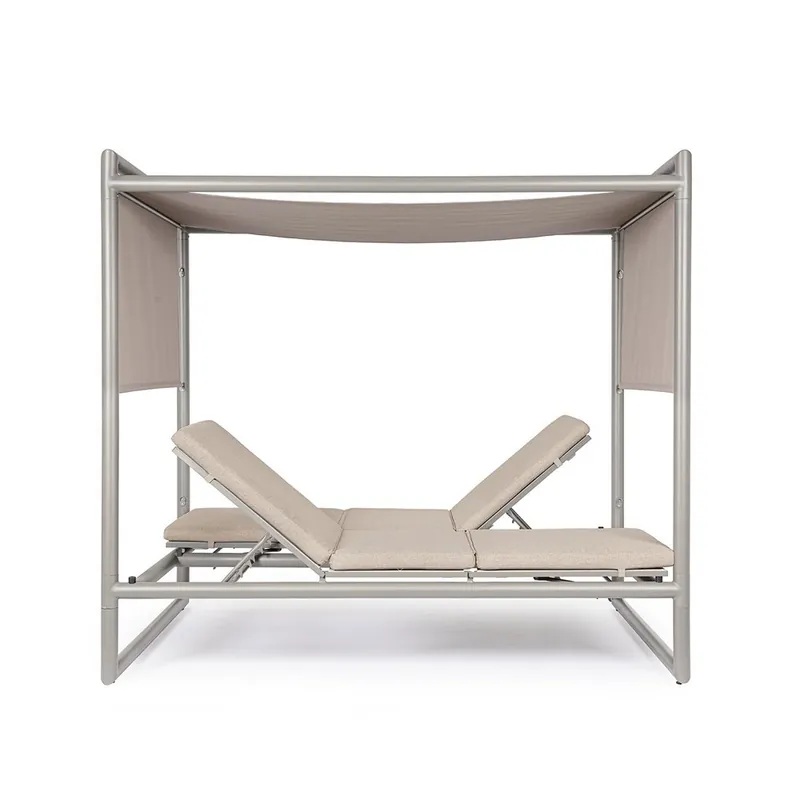 Sofá cama Bizzotto Konnor Rastin apto para jardines o playas - Mueble de jardin