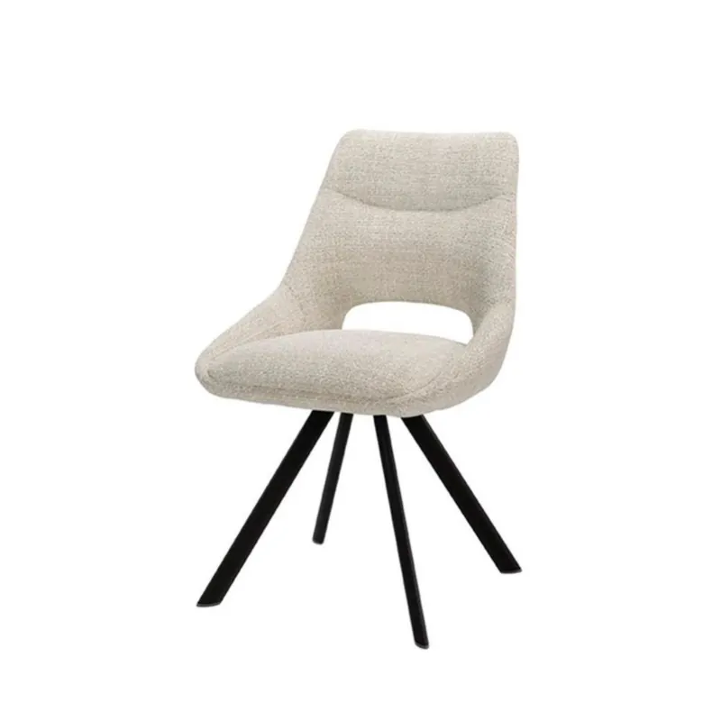 Silla Somcasa Callie con acolchado y respaldo ancho - Sala de estar
