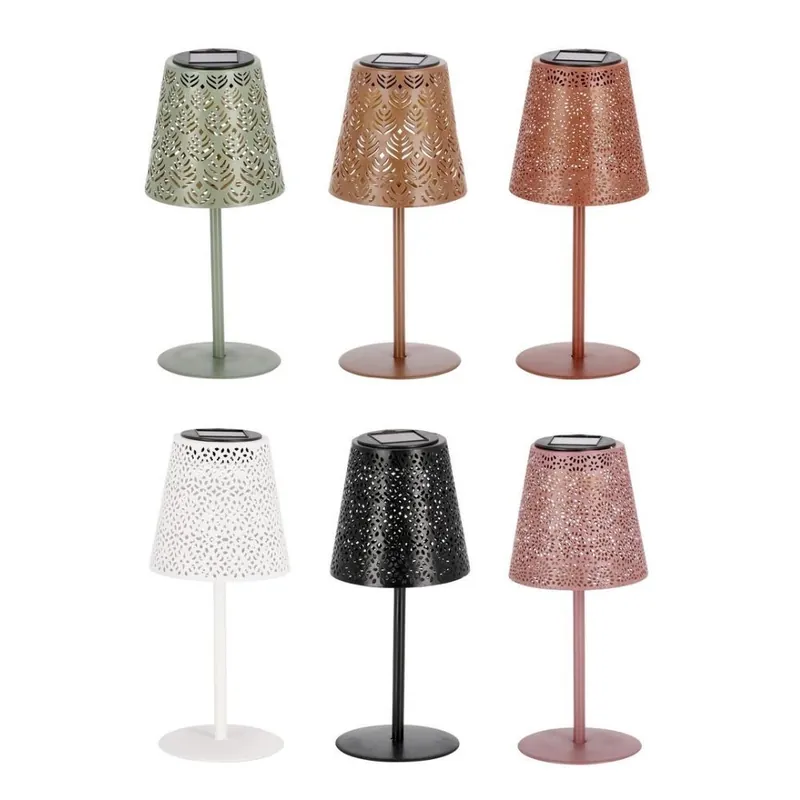 Lámpara de mesa solar Bizzotto Patricia en seis colores - Mueble de jardin