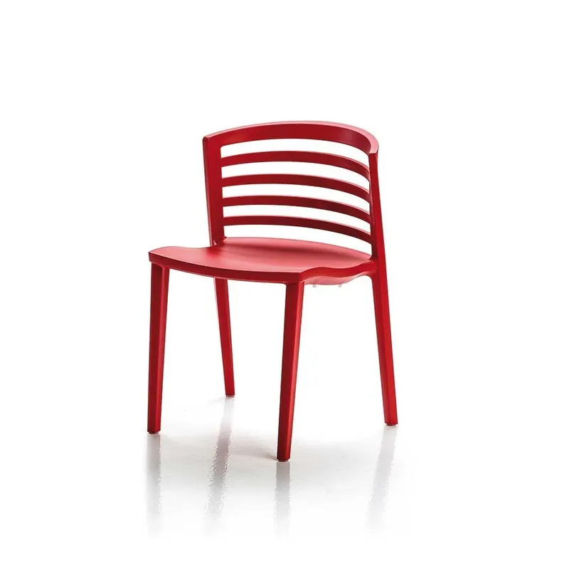 Silla BBB Italia Venezia de polipropileno con fibra de vidrio moldeada por inyección para interior y exterior - Mueble de jardin